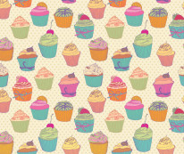 Fototapeta Young 133 - Muffiny , Babeczki , Muffinki , Cupcake'i , Cukiernia , Słodycze