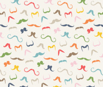 Fototapeta Young 136 - Kolorowe wąsy , Salwador Dali , Mustache , Hipster