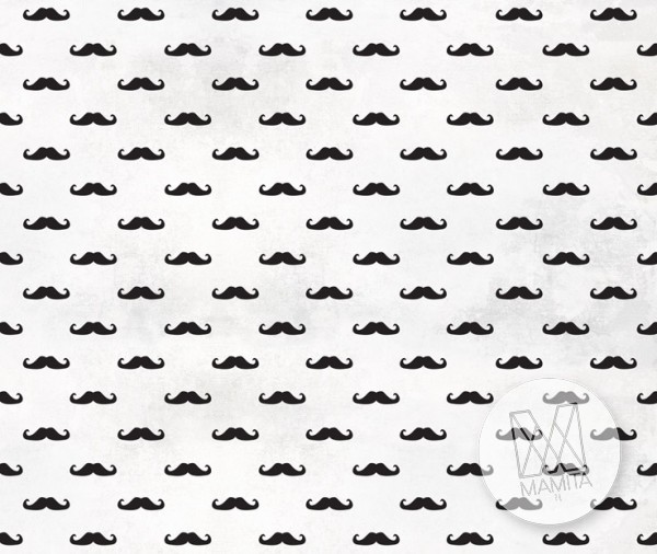 Fototapeta Young 146 - Czarne wąsy , Jasne tło , Salwador Dali , Mustache