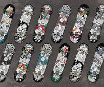 Fototapeta Young 191 - Skate , Skateboarding , Deskorolki , Punk