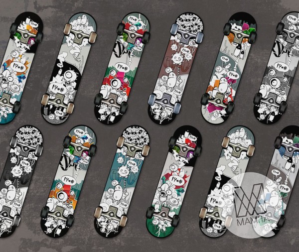 Fototapeta Young 191 - Skate , Skateboarding , Deskorolki , Punk