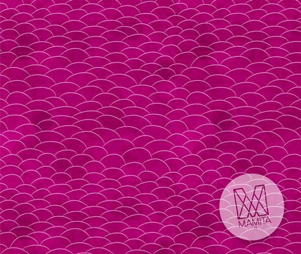 Fototapeta Young 192 - Różowe Chmurki , Magenta , Wzgórza , Półkola
