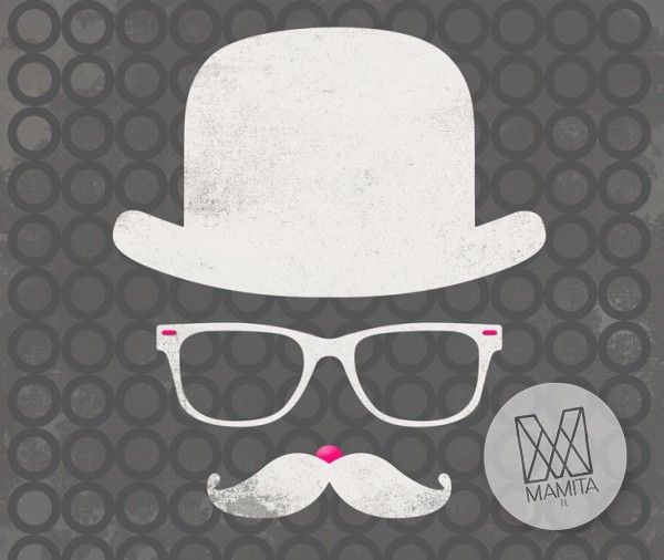 Fototapeta Young 65 - melonik, hipster, mustache