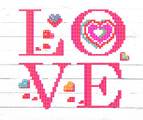 Fototapeta Junior 160 – love, różowy napis, tekst, teksty