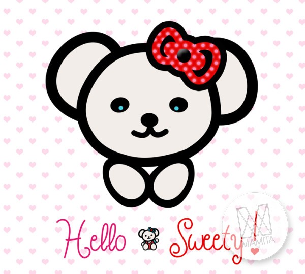 Fototapeta Junior 225 - hello kitty, sweety, kotek, zabawka