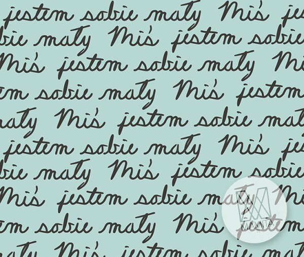 Fototapeta Junior 52 – jestem sobie mały miś, teksty napisy