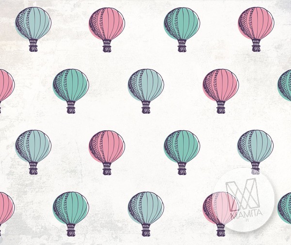 Fototapeta Junior 55 – latające balony, kolorowe
