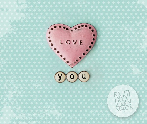 Fototapeta Junior 7 – serce groszki I love you
