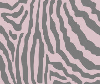 Fototapeta Salon 141 - różowa zebra, szara, abstrakcja