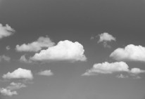 Fototapeta Salon 167 – Czarno-białe chmurki , niebo , sky , natura
