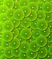 Fototapeta do kuchni 105 - limonki, cytrusy, owoce, świeże