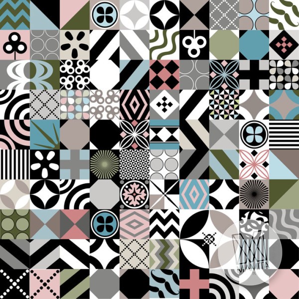 Fototapeta do kuchni 55 - miksacja, mozaika, ceramiczna, kafle, kafelki