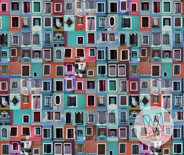 Fototapeta południowe klimaty 41 - kolorowe fasady, okiennice, okna
