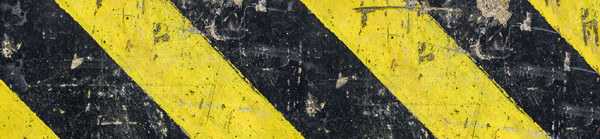 FOTOTAPETA Panorama kuchenna 26 - DANGER , BUDOWA , WZÓR , UWAGA , PASY