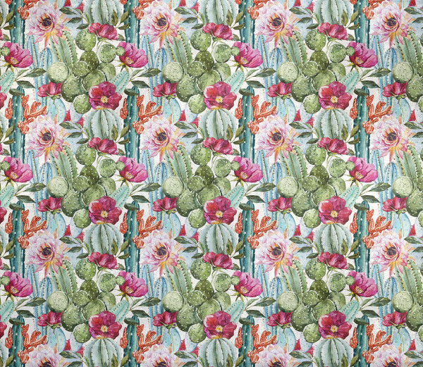 NOWOŚĆ 41- kwiaty, kaktusy, piwonie, turkus, fuksja, jungle, tropical flowers, cactus, summertime