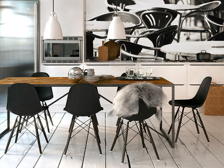 skandinavische küche in Altbau Loft - scandinavian style kitche