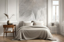 most beautiful interior design with table and lamp Generative Ai