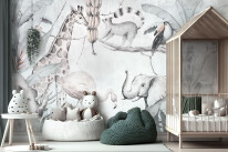 Scandinavian Style Kids Room with Wooden Toys and Eco-Friendly E