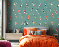 Cozy and Curated Argentinian Teen Bedroom Featuring Tango Themed