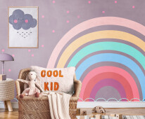 Elegant living room interior design with mockup poster frame, mo