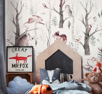 mockup frame on wall, minimal place, living room, wall art